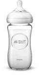Biberon din sticla Philips AVENT Natural, 240 ml foto