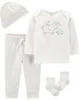 Carter's Set 4 piese de baza - Animalute foto