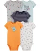 Carter's Set 5 piese - body Micul monstru/masini/dungi foto