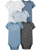 Carter's Set 5 piese - body Uni/animalute/dungi/slogan foto