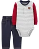 Carter's Set 2 piese Ursulet - pantaloni si body foto