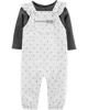 Carter's Set 2 piese - salopeta cu buline si bluza foto