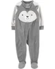 Carter's Pijama Fleece gri Husky foto