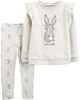 Carter's Set 2 piese Iepuras - pantaloni si bluza foto