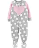 Carter's Pijama gri cu inimioara si buline foto