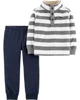 Carter's Set 2 piese fleece - Pantaloni si bluza foto