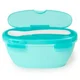 Set de calatorie pentru hranire (bol + lingurita) Skip Hop Soft Turcoaz foto