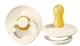 Suzeta rotunda BIBS Ivory din latex (0-6 luni) foto