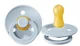 Suzeta rotunda BIBS Baby Blue din latex (0-6 luni) foto