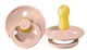 Suzeta rotunda BIBS Blush din latex (0-6 luni) foto