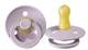Suzeta rotunda BIBS Lilac din latex (6-18 luni) foto