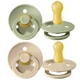 Set 2 suzete rotunde BIBS Sage/Vanilla din latex (6-18 luni) foto