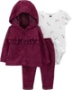 Carter's Set 3 piese Unicorn - cardigan, pantaloni si body foto
