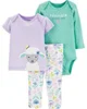 Carter's Set 3 piese Oita - body, tricou si pantaloni foto