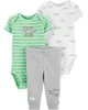 Carter's Set 3 piese Aligator - 2 body-uri si pantaloni foto