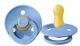Suzeta rotunda BIBS Sky Blue din latex (0-6 luni) foto