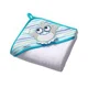Полотенце BabyOno FROTTE с капюшоном Белое, 100x100 см foto