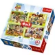 Puzzle Trefl Disney Toy Story - Toy team, 4 in 1 (35+48+54+70 piese) foto