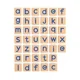 Magneti din lemn Viga Toys Litere minuscule, 40 buc. foto