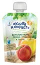 Пюре Когда Я вырасту яблоко, груша и персик (5+ мес.), 90 г foto