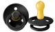 Suzeta rotunda BIBS Black din latex (0-6 luni) foto