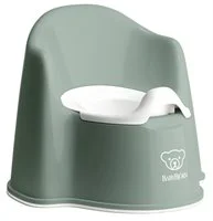 Olita cu protectie spate BabyBjorn Potty Chair Deep Green