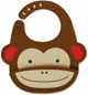 Силиконовый нагрудник Fold & Go Skip Hop Zoo Обезьяна foto