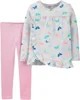 Carter's Set 2 piese Fluturasi - pantaloni si bluza foto