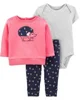 Carter's Set 3 piese Arici - body, bluza si pantaloni foto