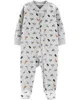 Carter's Pijama gri cu dinozauri foto