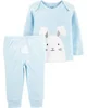 Carter's Set 2 piese Bluza si pantaloni Iepuras foto