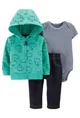 Carter's Set 3 piese Cameleon - hanorac, body si pantaloni foto