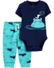 Carter's Set 2 piese Hipopotam - body si pantaloni foto
