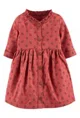 Carter's Rochie cu floricele si nasturi foto