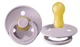 Suzeta rotunda BIBS Dusty Lilac din latex (0-6 luni) foto