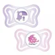 Пустышки силиконовые Chicco Physio Light Pink (2-6 мес.), 2 шт. foto
