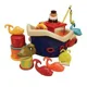 Set de joc pentru baie Battat Pescuitul Vesel, 12 piese