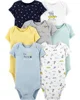 Carter's Set 7 piese body bebe Catelusi colorati foto