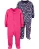 Carter's Set 2 piese Pijamale Buline si Flori foto