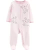 Carter's Pijama bebelus roz Soricei foto