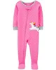 Carter's Pijama bebe Unicorn roz foto