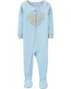 Carter's Pijama albastra Inimioara foto