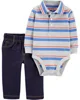Carter's Set 2 piese Pantaloni si body foto