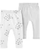 Carter's Set 2 piese Pantaloni Oite 100% Bumbac Organic