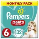 Трусики Pampers Pants Unisex 6 XXL Box (14-19 кг), 132 шт.