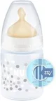 Бутылочка пластиковая NUK First Choice Temperature Control с латексной соской (0-6 мес.), 150 мл foto