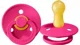 Suzeta rotunda BIBS Raspberry din latex (0-6 luni) foto
