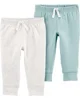 Carter's Set 2 piese Pantaloni uni cu dungi