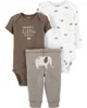 Carter's Set 3 piese Elefant - 2 body-uri si pantaloni foto