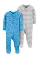 Carter's Set 2 piese Pijamale bebe Monstruleti foto
